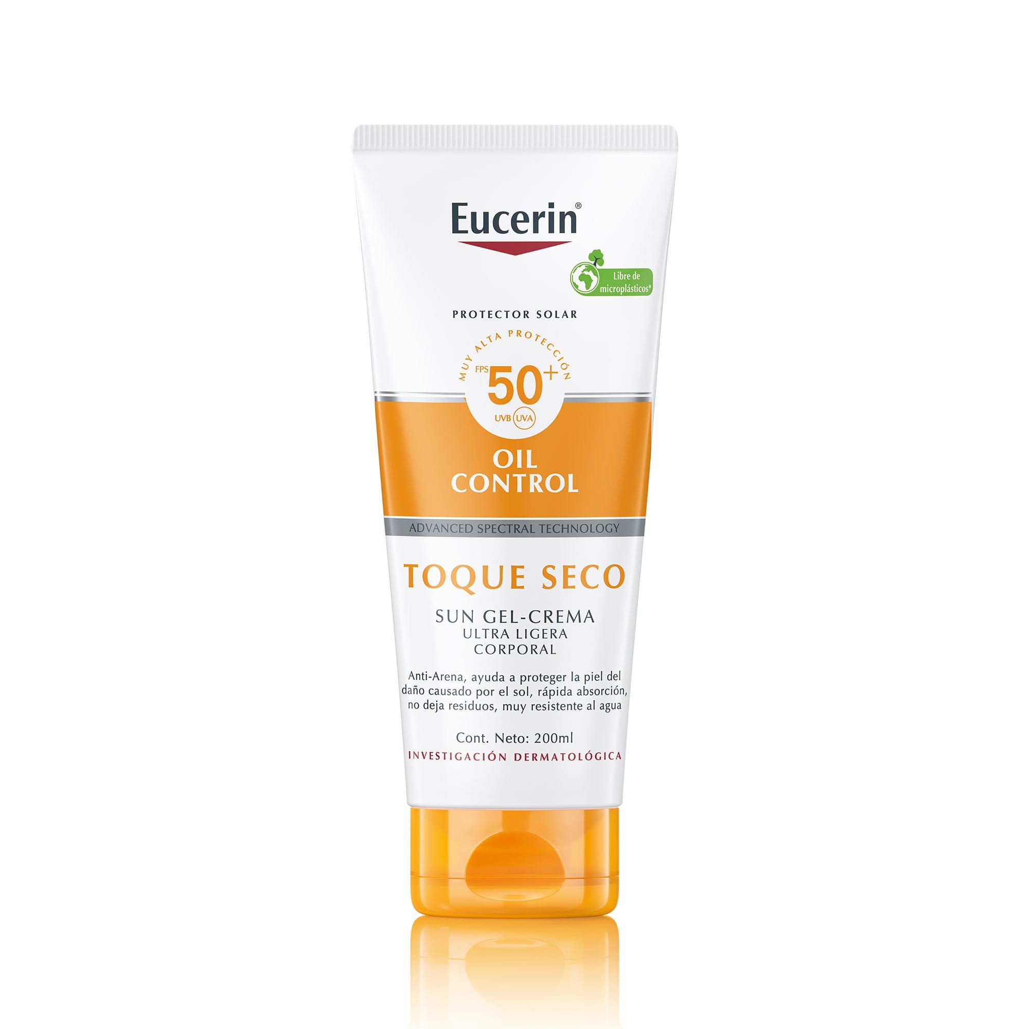 Eucerin® Sun Body Oil Control GelCrema Toque seco FPS50+ Protector
